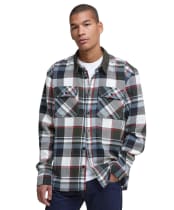 Men's Barbour Grasmoor Relaxed Checked Shirt - Olive