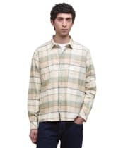 Men's Barbour Copswell Relaxed Checked Shirt - Stone
