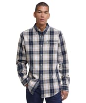Men's Barbour Sillwith Tailored Checked Shirt - Ecru