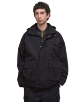 Men's Barbour Re-Engineered Hooded Wading Spey Showerproof Jacket - Black