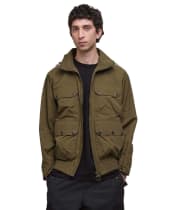 Men's Barbour Re-Engineered Hooded Showerproof Flight Bedale Jacket - Beech