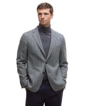 Men's Barbour Sutherland Herringbone Blazer - Grey