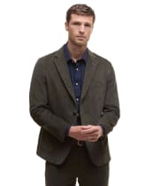 Men's Barbour Wallington Cord Blazer - Olive