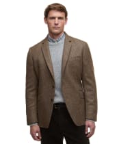 Men's Barbour Firth Moons Herringbone Blazer - Brown