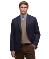 Men's Barbour Godfrey Moons Shetland Blazer - Navy