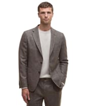 Men's Barbour Kensington Check Blazer - Brown