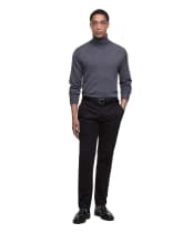 Men's Barbour Sueded Sateen Slim Fit Trouser - Black