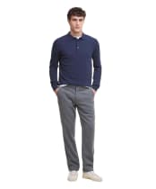 Men's Barbour Wool Blend Tailored Trouser - Grey Marl