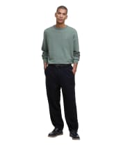 Men's Barbour Wool Blend Relaxed Trouser - Navy