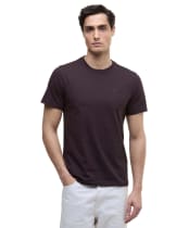 Men's Barbour International Small Logo Tee - Java Red