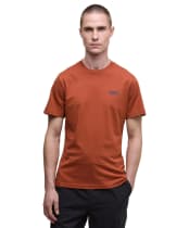 Men's Barbour International Small Logo Tee - Dark Ginger