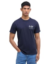 Men's Barbour Script Graphic T-Shirt - Navy