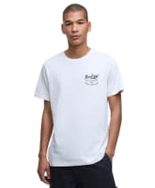 Men's Barbour Script Graphic T-Shirt - Whisper White