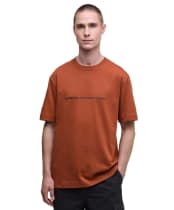 Men's Barbour International Motored T-Shirt - Dark Ginger