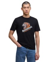 Men's Barbour International Irwin Graphic T-Shirt - Black