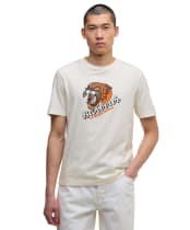Men's Barbour International Irwin Graphic T-Shirt - Whisper White