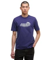 Men's Barbour International Pillion Graphic T-Shirt - Royal Blue