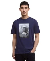 Men's Barbour International Port T-Shirt - Royal Blue