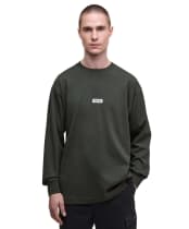 Men's Barbour International Lever Long Sleeve T-Shirt - Sage