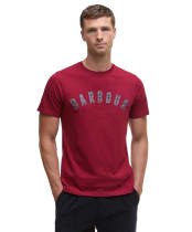 Men's Barbour Boughs Graphic T-Shirt - Biking Red