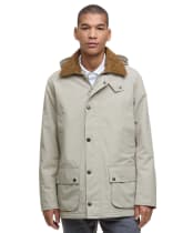 Men's Barbour Winter Ashby Waterproof Jacket - Washed Stone