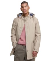 Men's Barbour Chelsea Mac Waterproof Jacket - Washed Stone