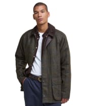 Men's Barbour Bedale Check Wool Jacket - New Brown