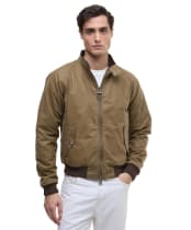 Men's Barbour International Steve McQueen Merchant Waxed Jacket - Sand