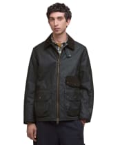 Men's Barbour Jig Waxed Jacket - Sage