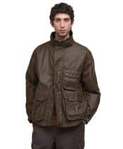 Men's Barbour Re-Engineered Utility Bedale Waxed Jacket - Beech