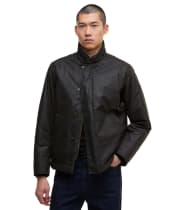 Men's Barbour International Mayburn Waxed Jacket - Sage