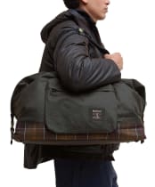 Barbour Field Wax Holdall - Sage / Classic