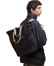 Barbour Transport Carry All Tote Bag - Black / Modern Tartan