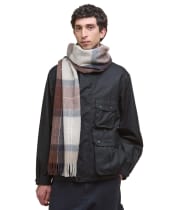 Barbour Inverness Tartan Scarf - Midnight Oak Tartan