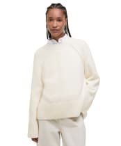 Women's Barbour Ashdon Knitted Jumper - Ecru