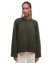 Women's Barbour Ashdon Knitted Jumper - Sage