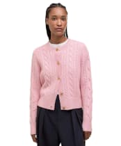 Women's Barbour Elina Knitted Cardigan - Cherry Blossom