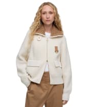 Women's Barbour Marla Knitted Bomber - Neutral