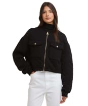 Women's Barbour International Katya Sweat Bomber - Black