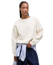 Women's Barbour Rosie Sweatshirt - Ecru