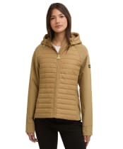Women's Barbour International Valentina Quilted Sweat - Antique Bronze