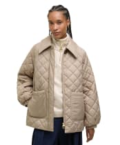 Women's Barbour Laoise Quilted Jacket - Honey / Ancient Poplar