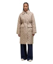 Women's Barbour Aishling Quilted Jacket - Honey / Ancient Poplar
