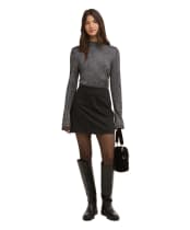 Women's Barbour International Katya Mini Skirt - Black