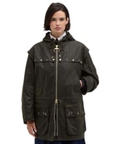 Women's Barbour Aberford Waxed Jacket - Archive Olive / Ancient