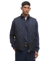 Men's Barbour City Harrington Quilted Gilet - Navy