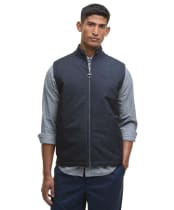 Men's Barbour Dryburn Knitted Gilet - Navy