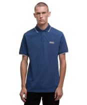 Men's Barbour International Evan Tipped Polo Shirt - Insignia Blue