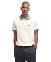 Men's Barbour Marlton Tailored Fit Polo Shirt - Whisper White