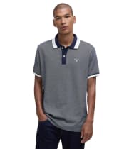 Men's Barbour Helwith Tailored Polo Shirt - Navy